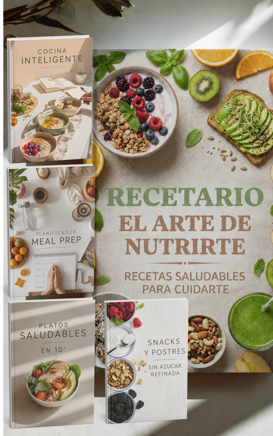 🌿El Arte de Nutrirte: Recetas fáciles que mejoran tu alimentación y tu energía día a día.